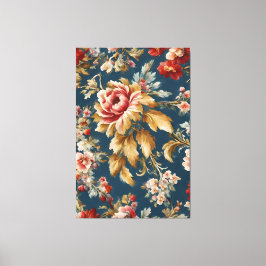 Sofistikerad italiensk vacker Blommigt Canvastryck