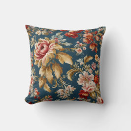 Sofistikerad italiensk vacker Blommigt Kudde