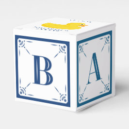 Sofistikerad låda för Blått Baby i Anka Presentaskar