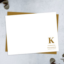 Sofistikerad Luxe Monogram med minimal Elegant frå