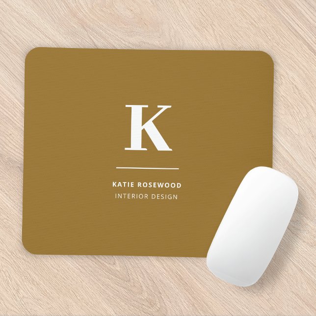 Sofistikerad Luxe Monogram med minimal Elegant frå Musmatta (Skapare uppladdad)