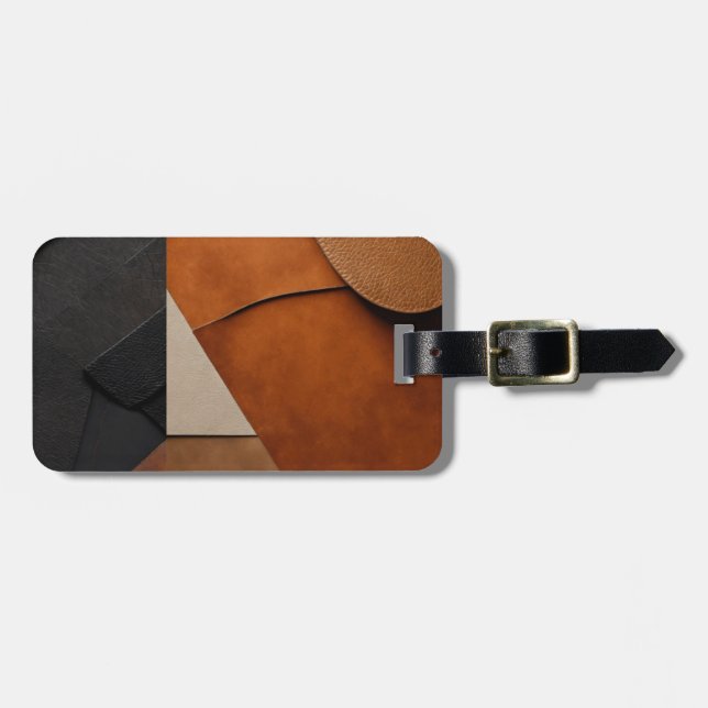 Sofistikerad luxury African Caribbean Luggage Tag Bagagebricka (Horisontell Framsida)