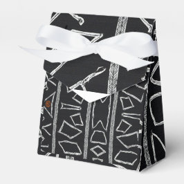 Sofistikerad lyx afrikansk karibisk mudcloth presentaskar