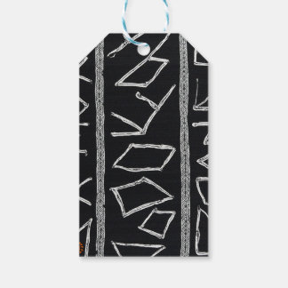 Sofistikerad lyx afrikansk karibisk mudcloth presentetikett