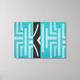 Sofistikerad lyxiska, afrikanska karibiska havet canvastryck