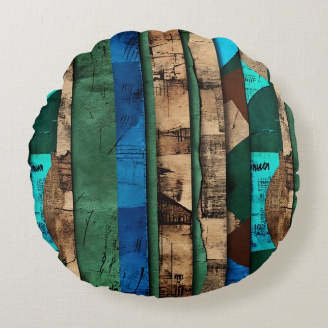 Sofistikerad lyxiska, afrikanska karibiska havet rund kudde (Framsidan)