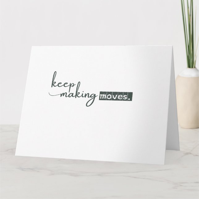 Sofistikerad minimalist kort (Framsida)