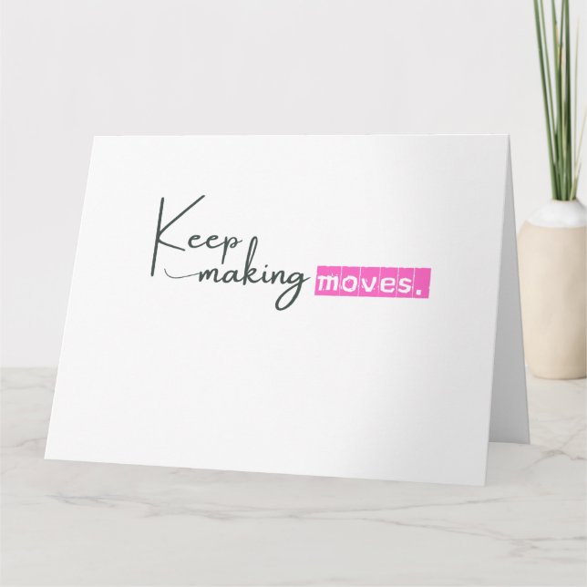 Sofistikerad minimalist kort (Framsida)