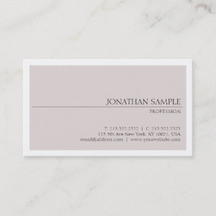 Sofistikerad, modern, modern, minimal Chic Visitkort