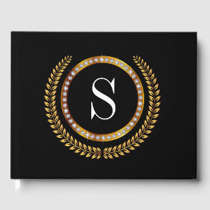 Sofistikerad monogramgäst Bok