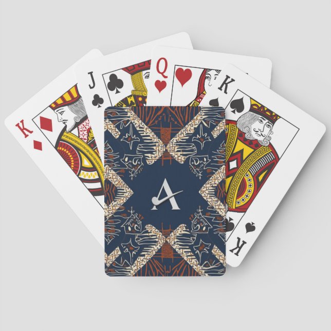 Sofistikerad ö i västra Afrika Casinokort (Baksidan)