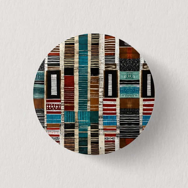 Sofistikerad ö i västra Afrika Knapp (Framsida)