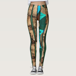 Sofistikerad ö i västra Afrika Leggings