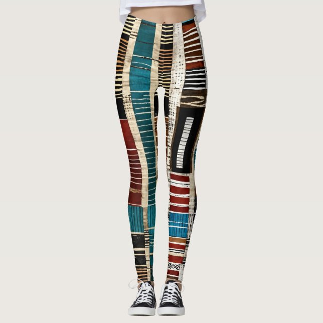 Sofistikerad ö i västra Afrika Leggings (Framsida)