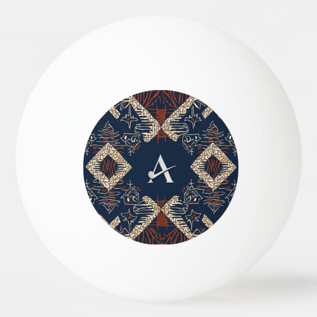 Sofistikerad ö i västra Afrika Pingisboll (Framsidan)