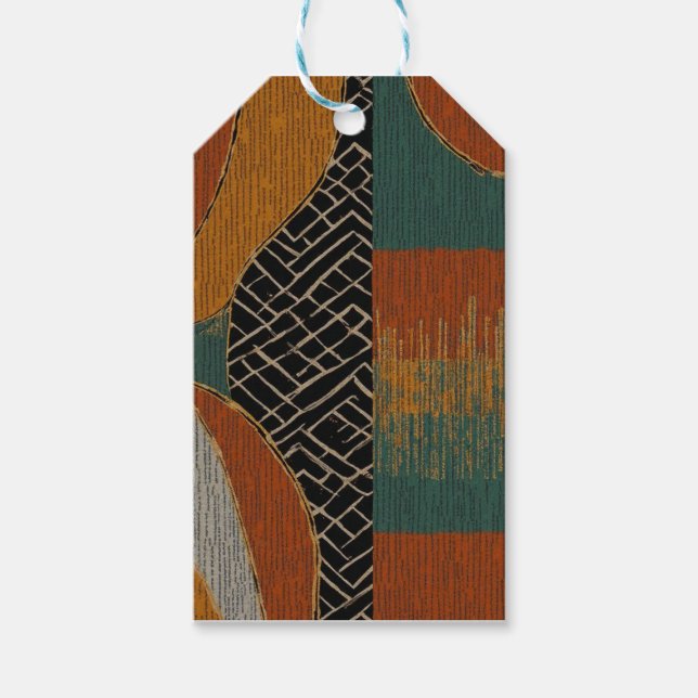 Sofistikerad ö i västra Afrika Presentetikett (Framsidan)