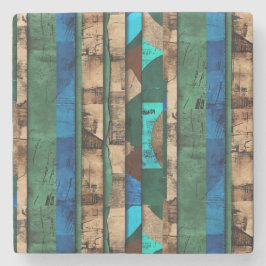 Sofistikerad ö i västra Afrika Stenunderlägg