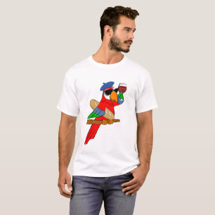 Sofistikerad papegojat-skjorta t shirt