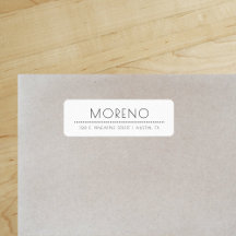 Sofistikerad Returadress för Chicen Stil