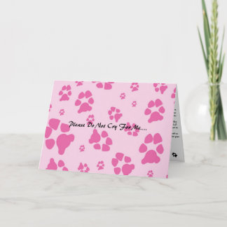 sofistikerad-ro-hund-tass-, Gråt inte ... Kort