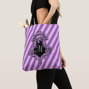 Sofistikerad Rosa Rand Monogrammed Tygkasse