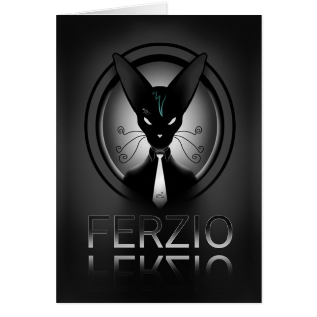 Sofistikerad segmentbehållare hälsningskort (Framsidan)