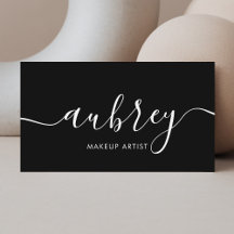 Sofistikerad skriptkalligrafi - minimalt svart