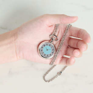 Sofistikerad Snyggt Necklace i Silver Färg Armbandsur