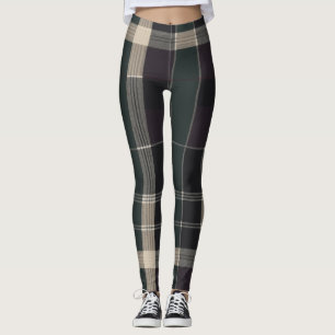 Sofistikerad tartan leggings