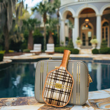 Sofistikerad Taupe och Guld Monogram