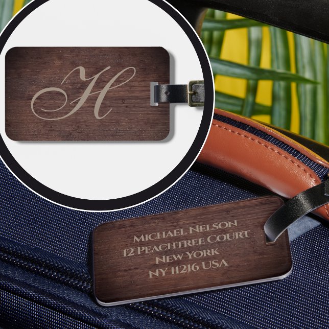 Sofistikerad träeffekt Inledande Bagagebricka (Skapare uppladdad)