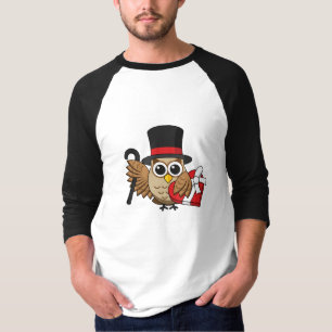 Sofistikerad Uggla med hjärt-Choklad box T Shirt