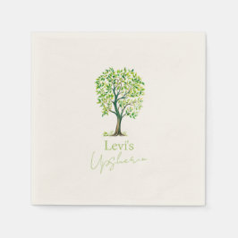 Sofistikerad vattenfärg träd Upsherin Upshernish Pappersservett