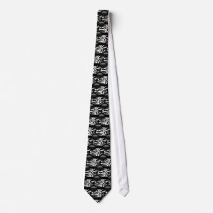Sofistikerad zebratryck monogram slips