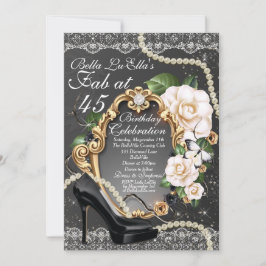 Sofistikerade eleganta partyinbjudningar inbjudningar