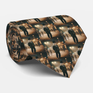 Sofistikerade surikater: Meerkats Black Tie-händel Slips