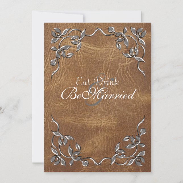 Sofistikerade Westerna middagsinbjudningar Inbjudningar (Framsida)