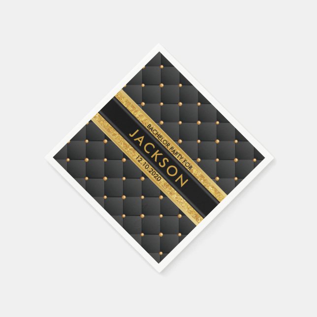 Sofistikerat Bachelor Party Pappersservett (Hörn)