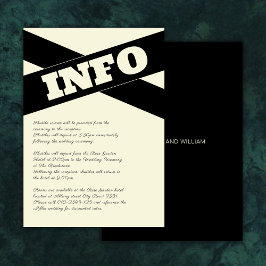 Sofistikerat europeiskt svart, modernt skript tilläggskort