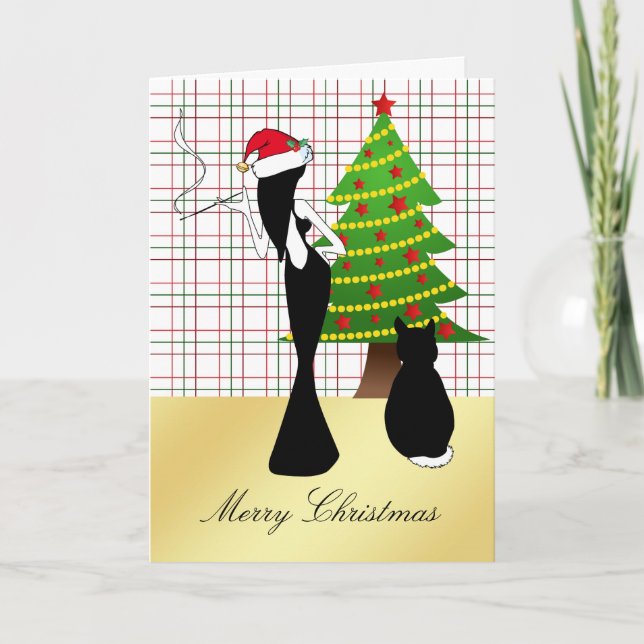 Sofistikerat julkort helgkort (Framsida)