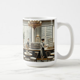 Sofistikerat kafé i San Francisco Kaffemugg