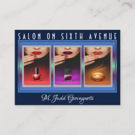 Sofistikerat salonAffärskort Visitkort