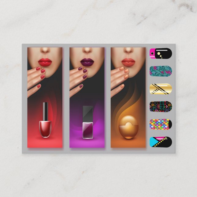 Sofistikerat salonAffärskort Visitkort (Framsida)