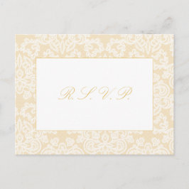 Sofistikerat svar på skript Bröllop i Guld Snöre Vykort