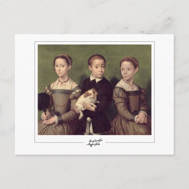 Sofonisba Anguissola #20 - vykort för konst (Framsida)