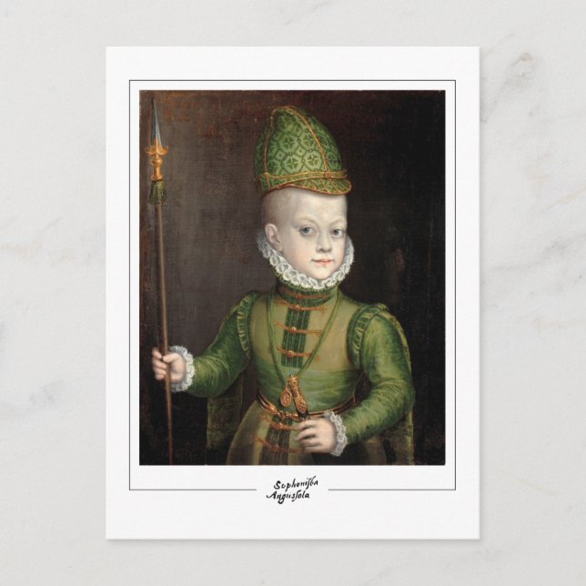 Sofonisba Anguissola #21 - vykort för konst (Framsida)