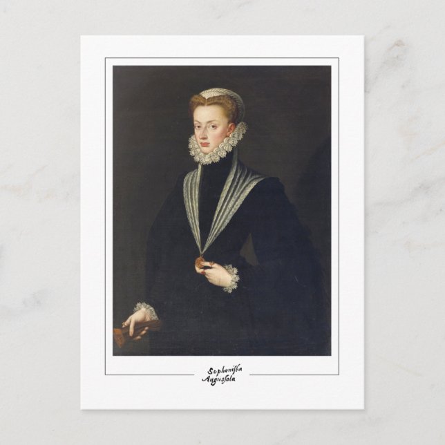 Sofonisba Anguissola #4 - vykort för konst (Framsida)