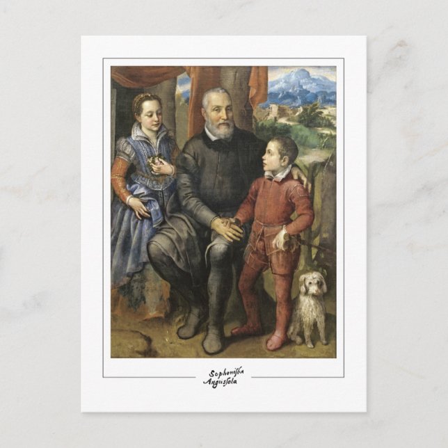 Sofonisba Anguissola #5 - Finkonstkort Vykort (Framsida)