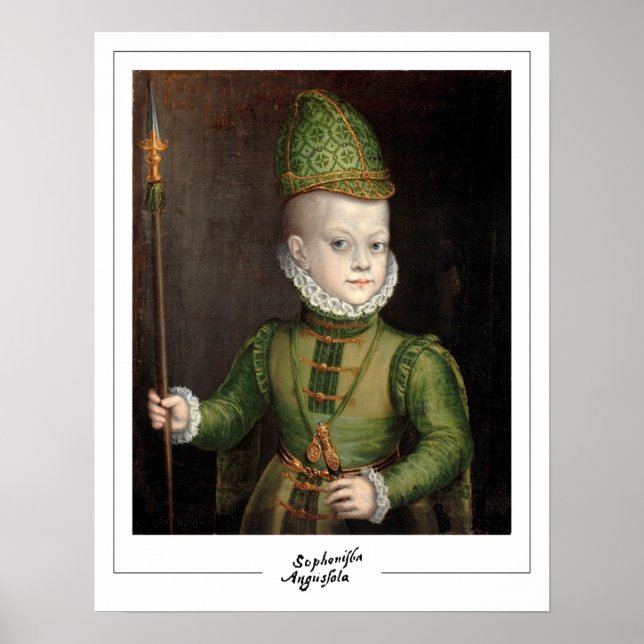 Sofonisba Anguissola Zedign konstaffisch #21 Poster (Framsidan)