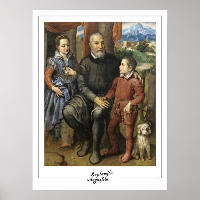 Sofonisba Anguissola Zedign konstaffisch #5 Poster (Framsidan)